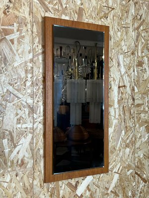 Mid-Century Modern Teak Wall Mirror, Denmark, 1960s-EJL-1138861