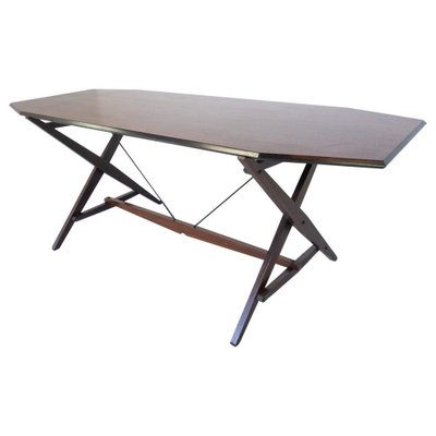 Mid-Century Modern TL2 Cavalletto Desk or Dining Table attributed to Franco Albini for Poggi, 1950s-FGA-1722809