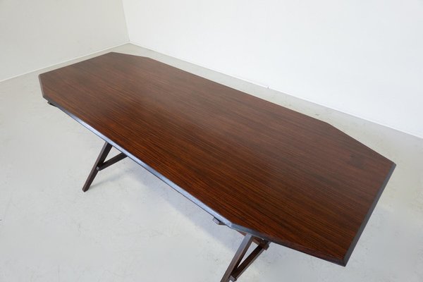 Mid-Century Modern TL2 Cavalletto Desk or Dining Table attributed to Franco Albini for Poggi, 1950s-FGA-1722809