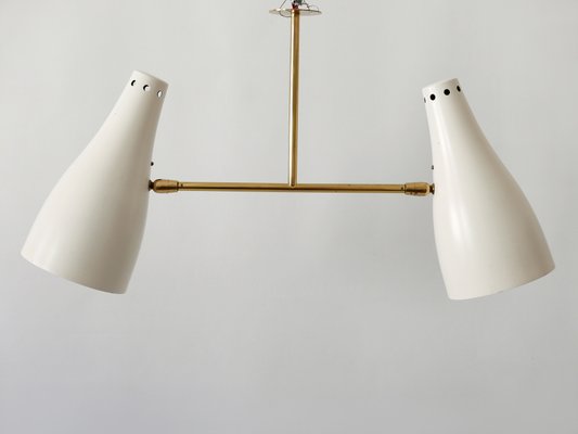 Mid-Century Modern Two-Armed Sputnik Pendant Lamp, Austria, 1950s-WPT-1210221