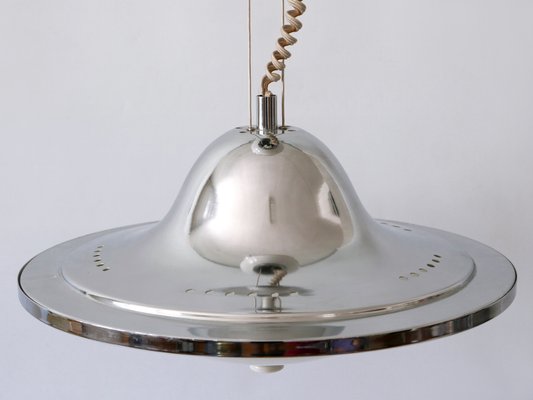 Mid-Century Modern UFO Counterweight Pendant Lamp, Italy, 1960s-WPT-1362311