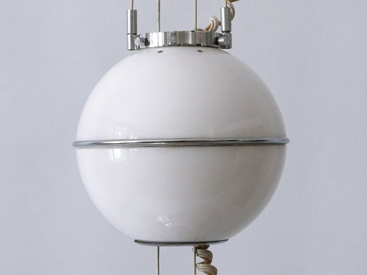 Mid-Century Modern UFO Counterweight Pendant Lamp, Italy, 1960s-WPT-1362311