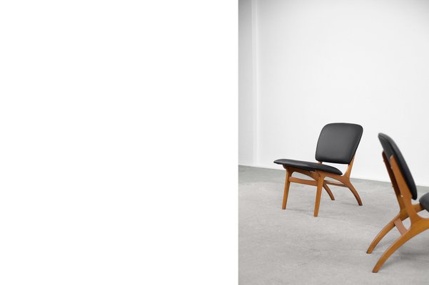 Mid-Century Modern Vintage Swedish Jylland Chairs from Jio Möbler, 1953, Set of 2-ZAA-1014902