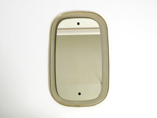 Mid-Century Modern Wall Mirror with Expanded Metal Frame, 1950s-RR-2043166