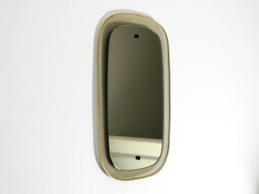 Mid-Century Modern Wall Mirror with Expanded Metal Frame, 1950s-RR-2043166