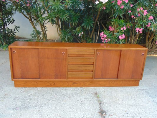 Mid-Century Modern Walnut Credenza, 1960s-GZF-971293