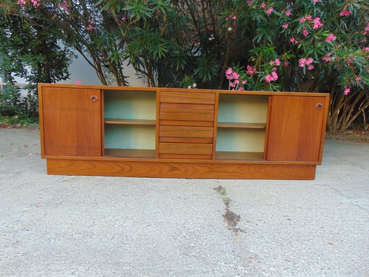 Mid-Century Modern Walnut Credenza, 1960s-GZF-971293