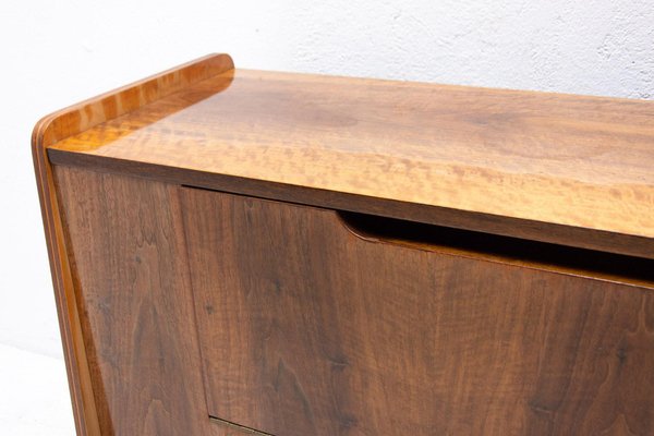 Mid-Century Modern Walnut Dressser attributed to František Jirák for Tatra, Czechoslovakia, 1960s-HXT-1419022