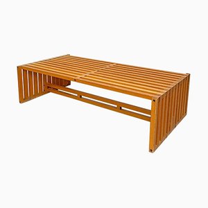 Mid-Century Modern Wood Ara Coffee Table by Vignelli for Driade, 1970s-GDD-1096542