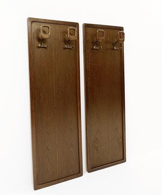 Mid-Century Modern Wood Wall Coat Rack-JG-1312319