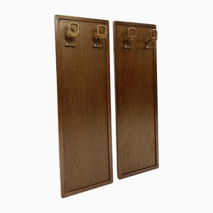 Mid-Century Modern Wood Wall Coat Rack-NYF-2018949