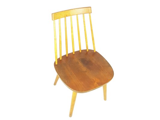 Mid-Century Modern Wooden Pinocchio Chair by Yngve Ekström for Stolab, 1960s-RD-2026822