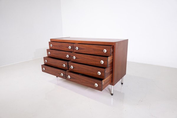 Mid-Century Modern Wooden Sideboard by Georges Coslin, Italy, 1960s-FGA-1741966