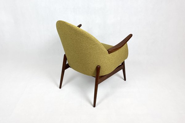 Mid-Century Modern Yellow Armchair, 1960s-HDN-1794854