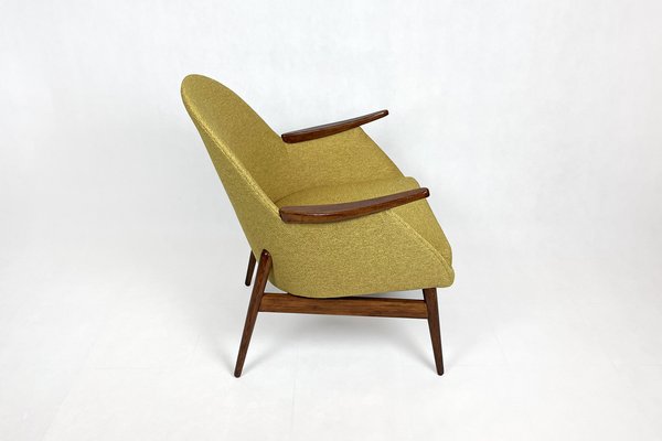 Mid-Century Modern Yellow Armchair, 1960s-HDN-1794854