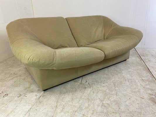 Mid-Century Modernist Beige Alcantara Sofa from Leolux, 1970s-DE-1361046