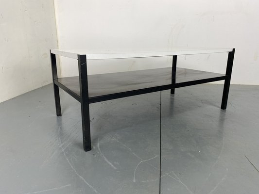 Mid-Century Modernist Black and White Coffee Table by Wim Rietveld for Ahrend de Cirkel, 1960s-DE-1765937