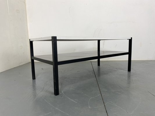 Mid-Century Modernist Black and White Coffee Table by Wim Rietveld for Ahrend de Cirkel, 1960s-DE-1765937