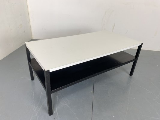 Mid-Century Modernist Black and White Coffee Table by Wim Rietveld for Ahrend de Cirkel, 1960s-DE-1765937