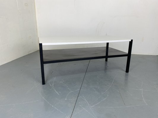 Mid-Century Modernist Black and White Coffee Table by Wim Rietveld for Ahrend de Cirkel, 1960s-DE-1765937