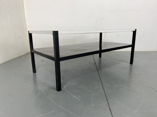 Mid-Century Modernist Black and White Coffee Table by Wim Rietveld for Ahrend de Cirkel, 1960s-DE-1765937