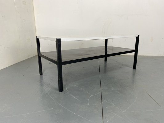 Mid-Century Modernist Black and White Coffee Table by Wim Rietveld for Ahrend de Cirkel, 1960s-DE-1765937