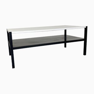 Mid-Century Modernist Black and White Coffee Table by Wim Rietveld for Ahrend de Cirkel, 1960s-DE-1765937