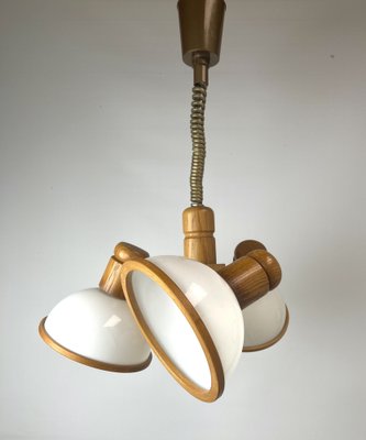 Mid-Century Modernist Pine Pendant Lamp from Steinhauer, 1970s-WZZ-1453116