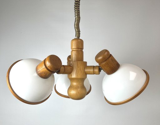 Mid-Century Modernist Pine Pendant Lamp from Steinhauer, 1970s-WZZ-1453116