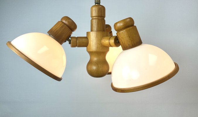 Mid-Century Modernist Pine Pendant Lamp from Steinhauer, 1970s-WZZ-1453116