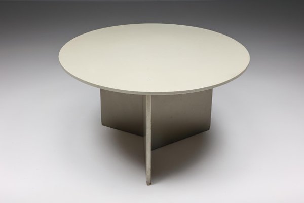 Mid-Century Modernist Round Dining Table by Gerald Summers, 1930s-GW-1133465