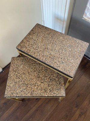 Mid-Century Modernist Side Tables, 1960s, Set of 2-DE-1299611