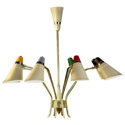 Mid-Century Multi-Color Flexible Chandelier from Stilnovo, 1958-MBH-1031614