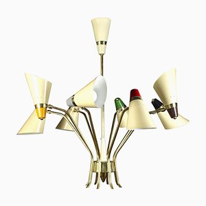 Mid-Century Multi-Color Flexible Chandelier from Stilnovo, 1958-MBH-1031614