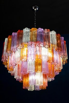 Mid-Century Multicolored Murano Glass Tronchi Chandelier, 1970s-MBH-1418452