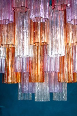 Mid-Century Multicolored Murano Glass Tronchi Chandelier-MBH-1260373