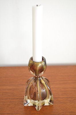 Mid-Century Murano Candlestick from Barovier & Toso, 1950s-OV-1384038