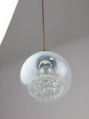 Mid-Century Murano Glass and Brass Pendant Lamp-HGJ-1251382