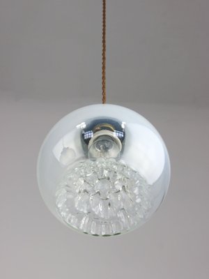 Mid-Century Murano Glass and Brass Pendant Lamp-HGJ-1251382