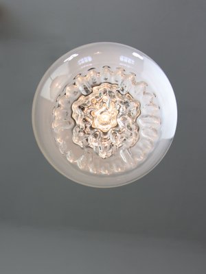 Mid-Century Murano Glass and Brass Pendant Lamp-HGJ-1251382