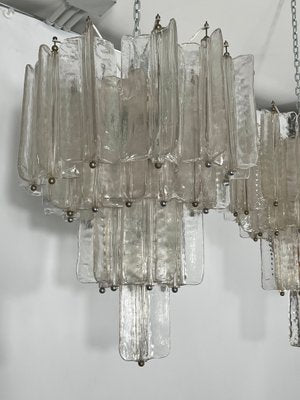 Mid-Century Murano Glass Chandeliers by Toni Zuccheri for Venini, Set of 2-OT-1254205