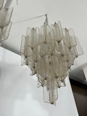 Mid-Century Murano Glass Chandeliers by Toni Zuccheri for Venini, Set of 2-OT-1254205