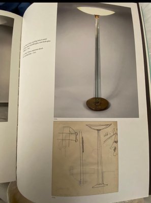 Mid-Century Murano Glass Floor Lamp Attributed to Pietro Chiesa for Fontana Arte, 1940s-MBH-1032586