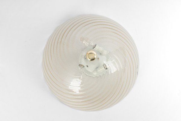 Mid-Century Murano Glass Flush Mount from Barovier & Toso, Italy, 1960s-UGR-1355683