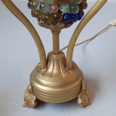 Mid-Century Murano Glass Grape Table Lamp, 1950s-SJU-846901