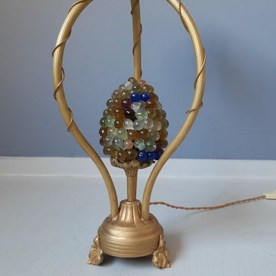 Mid-Century Murano Glass Grape Table Lamp, 1950s-SJU-846901