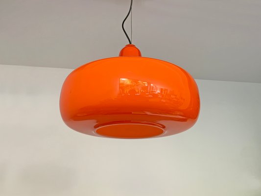 Mid-Century Murano Glass Pendant Lamp by Alessandro Pianon for Vistosi, 1960s-ZM-1398367