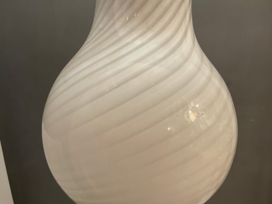 Mid-Century Murano Glass Swirl Light Pendant from Venini-JJC-859489