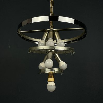 Mid-Century Murano Glass Tronchi Chandelier attributed to Toni Zuccheri for Venini, Italy, 1960s-WQC-1799542