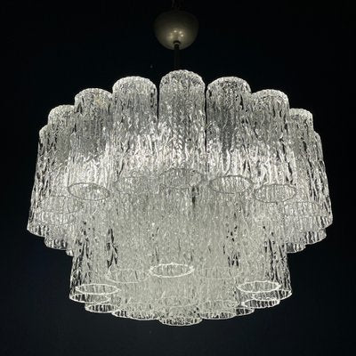 Mid-Century Murano Glass Tronchi Chandelier by Toni Zuccheri for Venini, Italy, 1960s-WQC-1803188